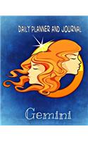 Daily Planner and Journal - Gemini (Quick Appointment -Task Section): Personal Organizer For Daily Activities and Appointments