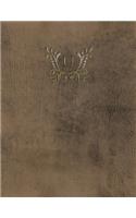 Monogram "U" Sketchbook: (21 Monogram Buffalo 150 Sketch)