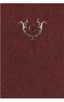 Monogram "c" Any Day Planner Journal