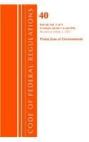 Code of Federal Regulations, Title 40: Part 60, (Sec. 60.1 - 60.499) (Protection of Environment) Air Programs: Revised 7/17(Code of Federal Regulations, Title 40 Protection of the Environment)