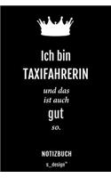 Notizbuch für Taxifahrer / Taxifahrerin: Originelle Geschenk-Idee [120 Seiten kariertes blanko Papier]