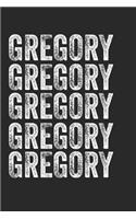 Name GREGORY Journal Customized Gift For GREGORY A beautiful personalized