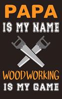 Papa is My Name, Woodworking is My Game