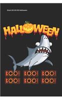 Shark DO DO DO Halloween: SHark BOO BOO BOO Lined Notebook / Diary / Journal To Write In 6"x9" for Scary Halloween, Spooky Ghosts, Pumpkins for kids, men and women