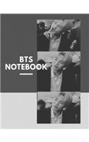 BTS Notebook: 150 Page College Ruled by 7.44" x 9.69 Notebook