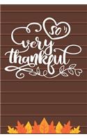 So Very Thankful