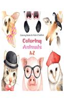 Coloring Books for Kids & Toddlers Coloring Animals A-Z