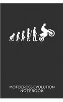Evolution Motorcross: Personal Planner 24 month 100 page 6 x 9 Dated Calendar Notebook For 2020-2021 Academic Year