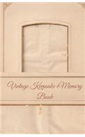 Vintage Keepsake Memory Book