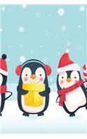 Penguin Notebook: Blank Lined Journal, Softcover (6x9 Inches) with 120 Pages