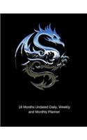 18 Months Undated Daily, Weekly and Monthly Planner