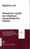 Phonetische Aspekte Des Vokalismus Munsterlandischer Dialekte