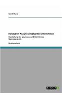 Fallstudien-Analysen insolventer Unternehmen