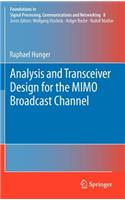 Analysis and Transceiver Design for the Mimo Broadcast Channel