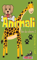 ANIMALI libro da colorare 2