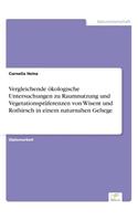 Vergleichende ökologische Untersuchungen zu Raumnutzung und Vegetationspräferenzen von Wisent und Rothirsch in einem naturnahen Gehege