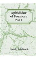 Aphididae of Formosa Part 1