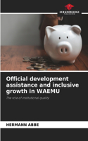 Official development assistance and inclusive growth in WAEMU