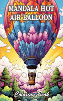 Mandala Hot Air Balloon Coloring Book