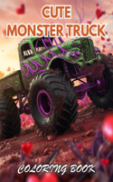 Cute Monster Truck Coloring Book