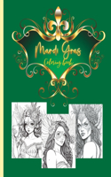 Mardi gras coloring book