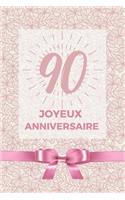 90 ans joyeux anniversaire: Album de souvenir pour 90ème anniversaire - Coller vos photos ensemble avec un mot en dessous pour un super anniversaire plein de beaux souvenirs - 