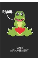 RAWR. - Panik Management: Arbeitsbuch, um seine Angst oder Panik zu verstehen und in den Griff zu bekommen.