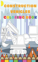 Construction Vehicle Coloring Book