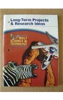 Long-Term Projects/Rsrch Ideas HS&T 2005