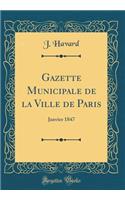 Gazette Municipale de la Ville de Paris