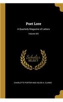 Poet Lore