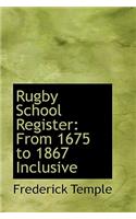 Rugby School Register: (English)
