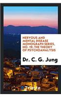 NERVOUS AND MENTAL DISEASE MONOGRAPH SER