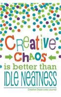 Creative Chaos Lined Journal