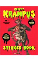 Creepy Krampus Sticker Book