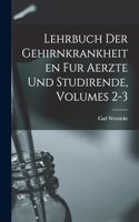 Lehrbuch Der Gehirnkrankheiten Fur Aerzte Und Studirende, Volumes 2-3