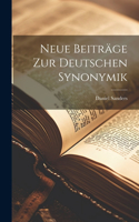 Neue Beiträge zur Deutschen Synonymik