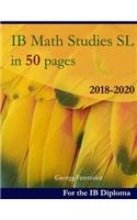 IB Math Studies in 50 pages