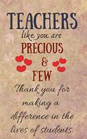 Thank You for Making a Difference in the Lives of Students.