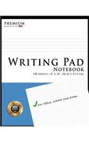 Writing Pad Notebook: Blue Cover, Writing Notebook, Essential for Home, Office & School- [professional Grade]