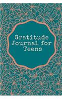 Gratitude Journal for Teens