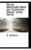de La M Thode Dans Les Sciences: Deuxieme S Rie