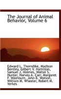 The Journal of Animal Behavior, Volume 6