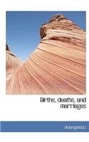 Births, Deaths, and Marriages