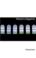 Watson's Magazine