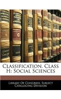 Classification. Class H