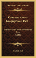 Commentationes Geographicae, Part 1