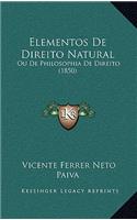 Elementos De Direito Natural