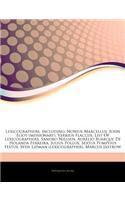 Articles on Lexicographers, Including: Nonius Marcellus, John Eliot (Missionary), Verrius Flaccus, List of Lexicographers, Sandro Nielsen, Aur Lio Buarque de Holanda Ferreira, Julius Poll(English)
