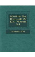 Schriften Der Universit&#65533;t Zu Kiel, Volumes 3-4